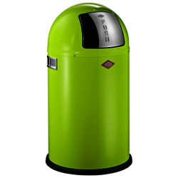 Wesco Pushboy Junior Bin, 22L Green